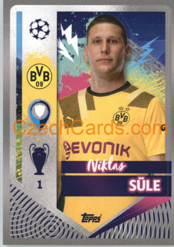 Niklas Süle 2022/23 Topps UCL Sticker #102