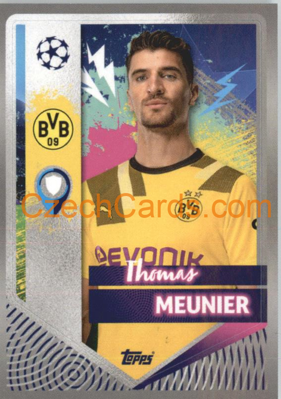 Thomas Meunier 2022/23 Topps UCL Sticker #103