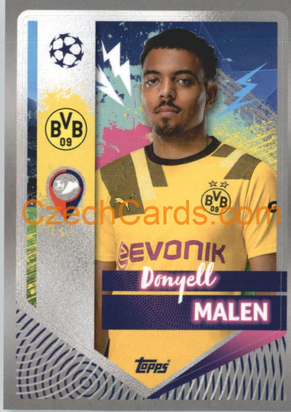 Donyell Malen 2022/23 Topps UCL Sticker #112