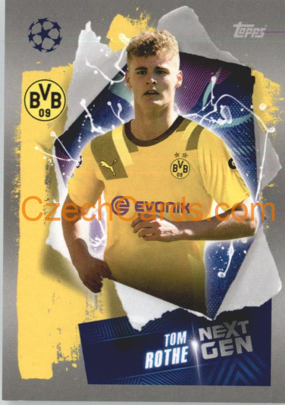 Tom Rothe (Next Gen) 2022/23 Topps UCL Sticker #115