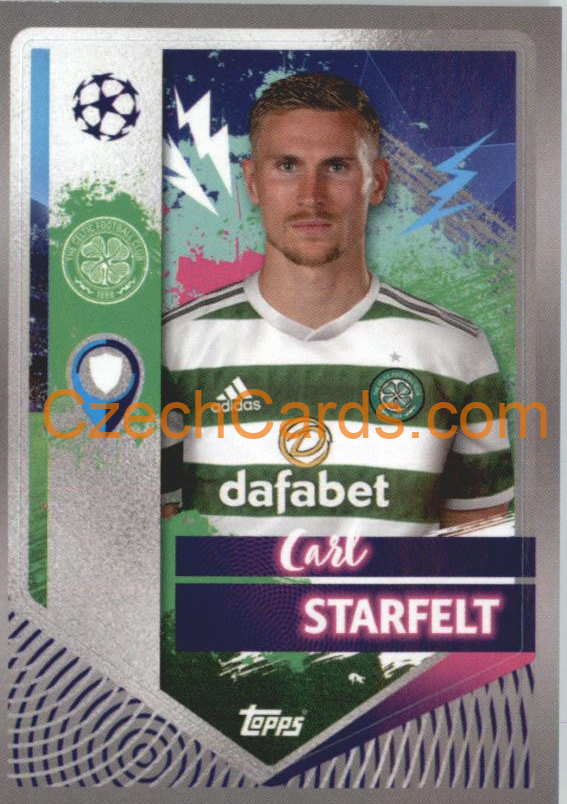 Carl Starfelt 2022/23 Topps UCL Sticker #118