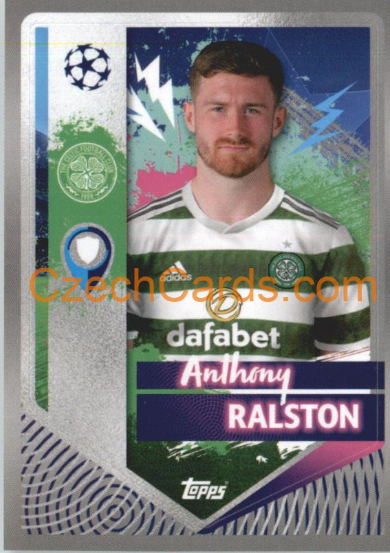 Anthony Ralston 2022/23 Topps UCL Sticker #119