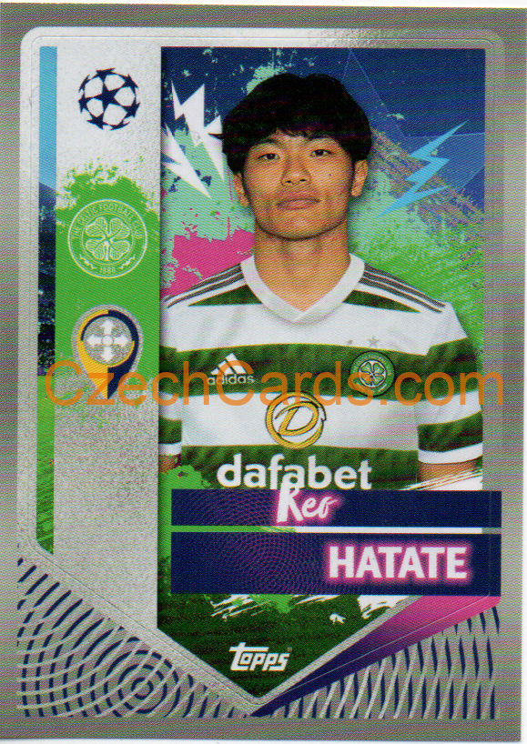 Reo Hatate 2022/23 Topps UCL Sticker #125