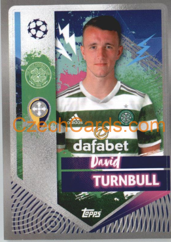 David Turnbull 2022/23 Topps UCL Sticker #126