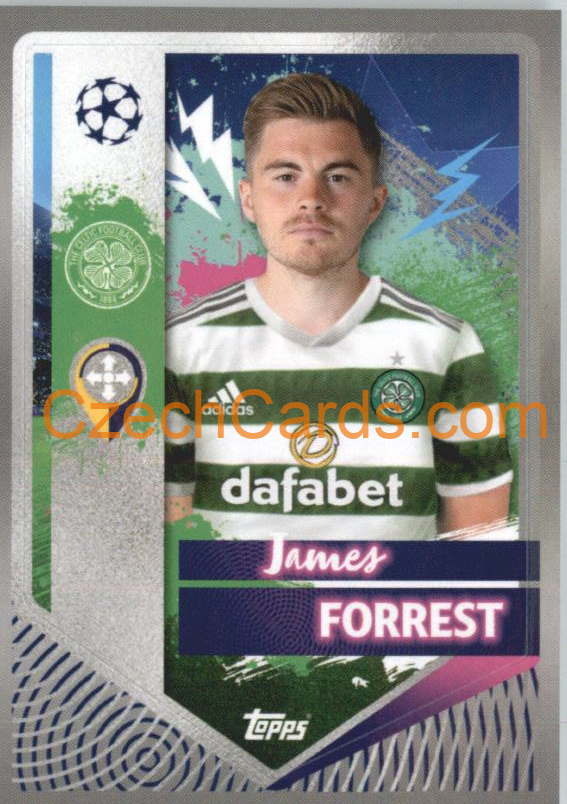 James Forrest 2022/23 Topps UCL Sticker #127