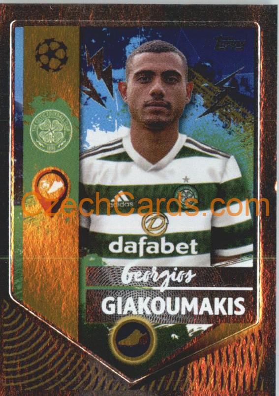 Giorgios Giakoumakis (Golden Goalscorer) 2022/23 Topps UCL Sticker foil #131