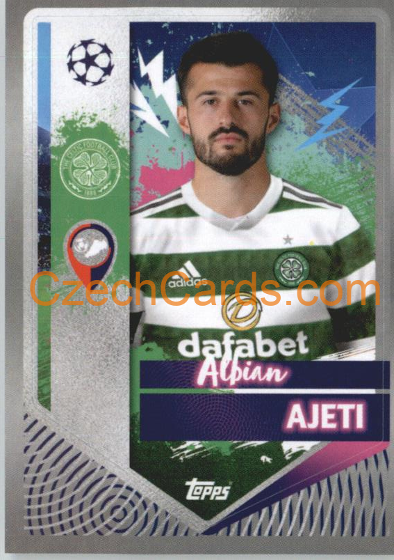 Albian Ajeti 2022/23 Topps UCL Sticker #132