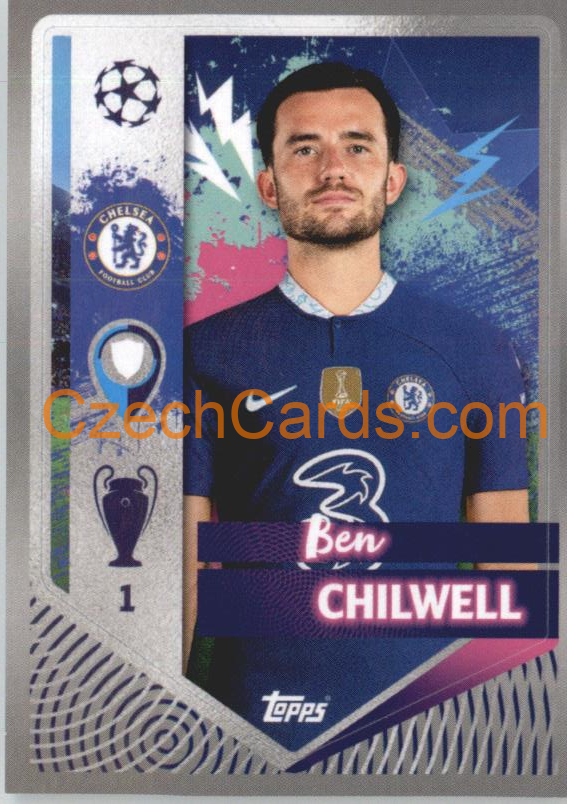 Ben Chilwell 2022/23 Topps UCL Sticker #140