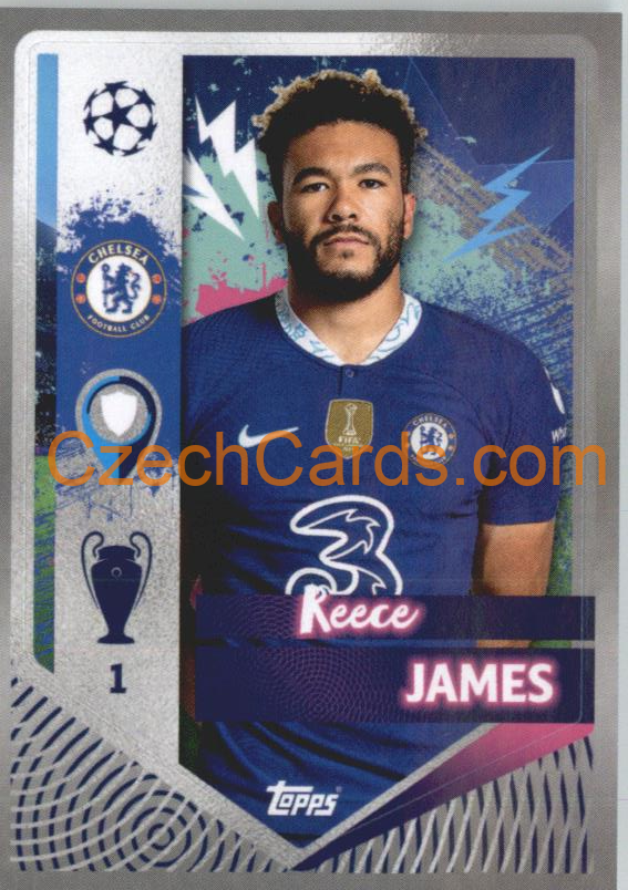 Reece James 2022/23 Topps UCL Sticker #141