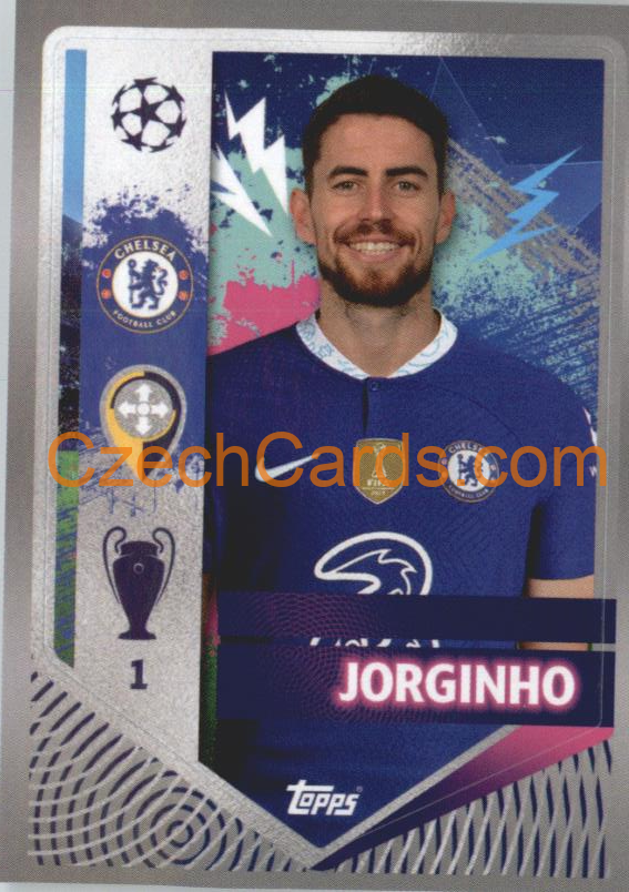 Jorginho 2022/23 Topps UCL Sticker #144