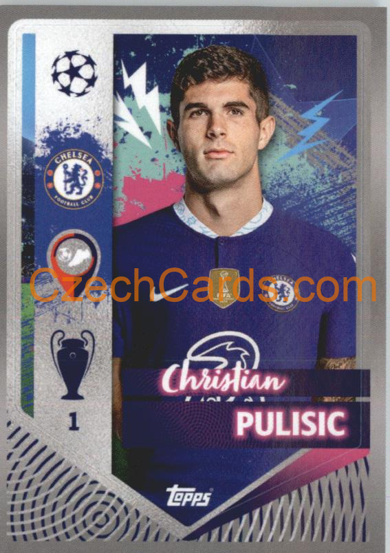 Christian Pulisic 2022/23 Topps UCL Sticker #149