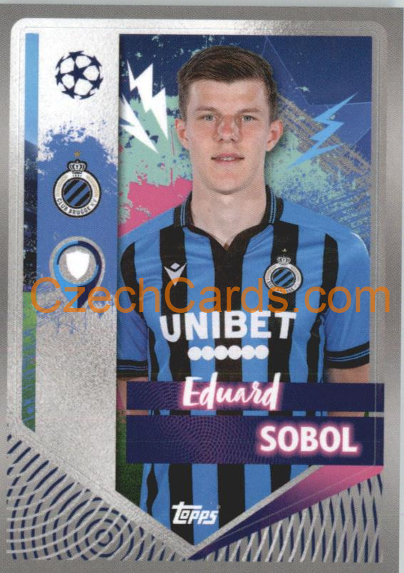 Eduard Sobol 2022/23 Topps UCL Sticker #156