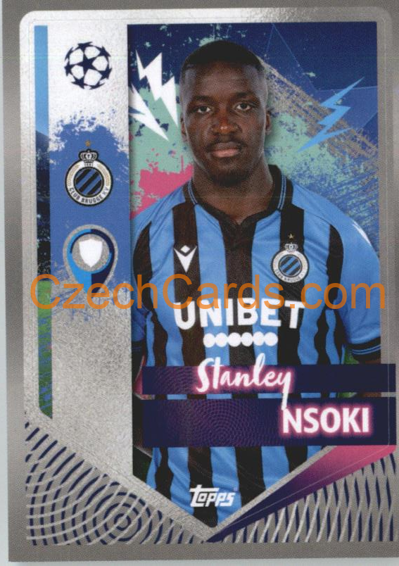 Stanley Nsoki 2022/23 Topps UCL Sticker #158