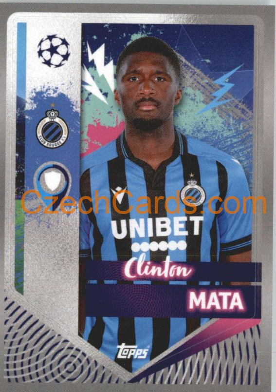 Clinton Mata 2022/23 Topps UCL Sticker #159