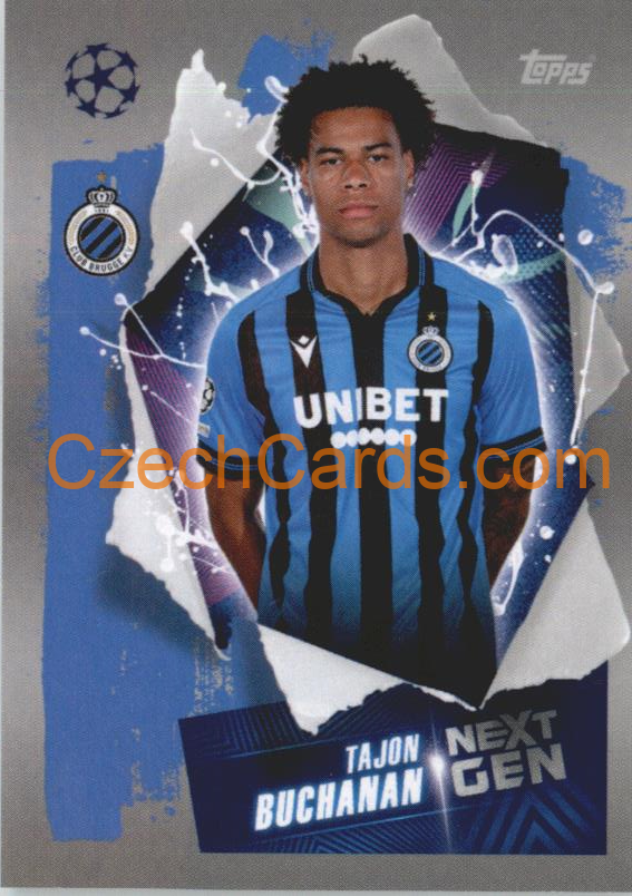 Tajon Buchanan (Next Gen) 2022/23 Topps UCL Sticker #169