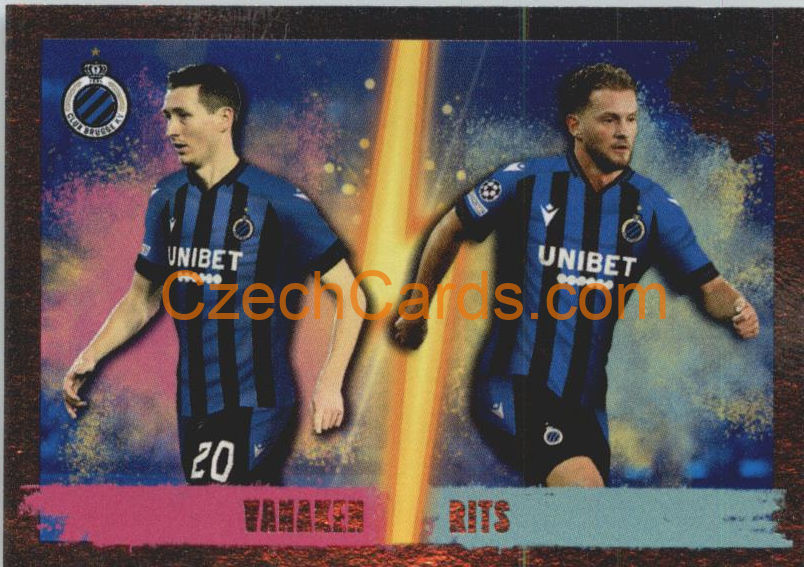 Hans Vanaken / Mats Rits 2022/23 Topps UCL Sticker #170