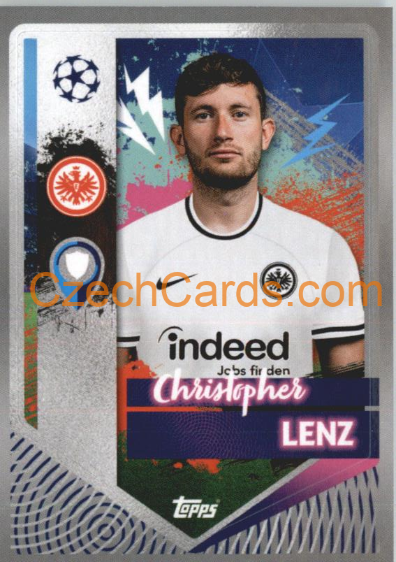 Christopher Lenz 2022/23 Topps UCL Sticker #175