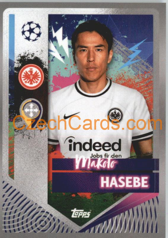 Makoto Hasebe 2022/23 Topps UCL Sticker #179