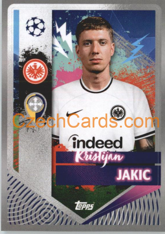 Kristijan Jakic 2022/23 Topps UCL Sticker #182