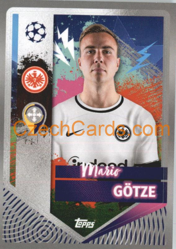 Mario Götze 2022/23 Topps UCL Sticker #183