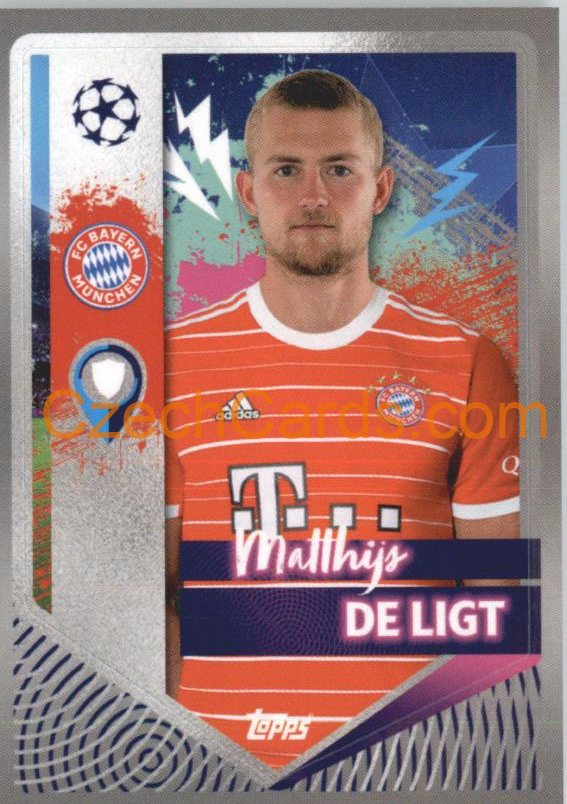 Matthijs de Ligt 2022/23 Topps UCL Sticker #208