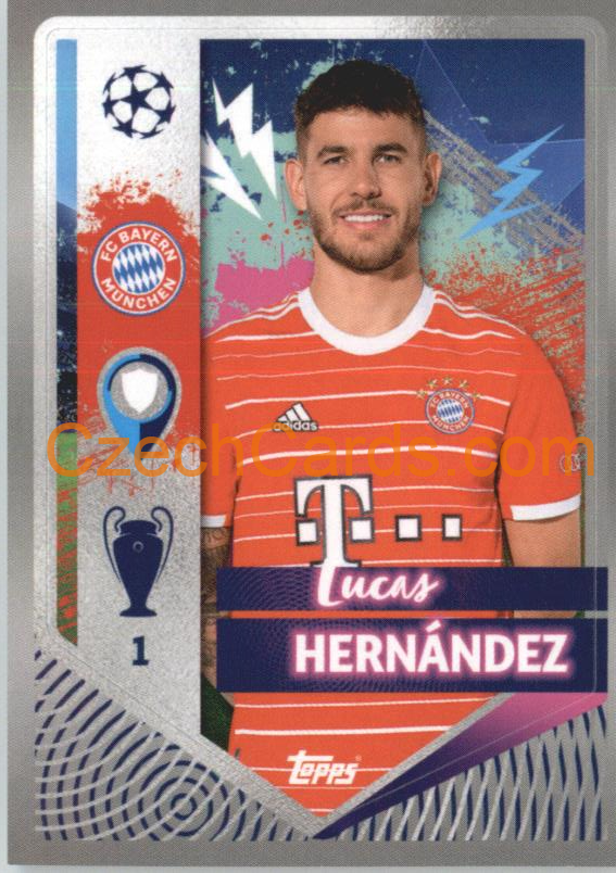 Lucas Hernández 2022/23 Topps UCL Sticker #211