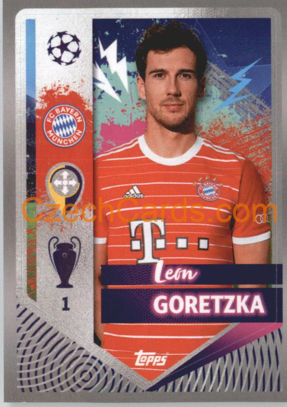 Leon Goretzka 2022/23 Topps UCL Sticker #215
