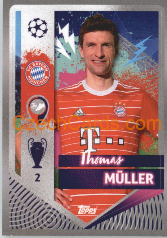 Thomas Müller 2022/23 Topps UCL Sticker #219