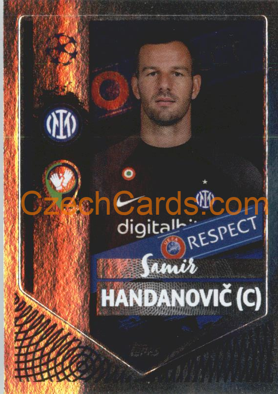 Samir Handanovič (Captain) 2022/23 Topps UCL Sticker foil #225