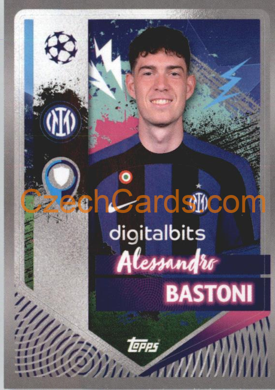 Alessandro Bastoni 2022/23 Topps UCL Sticker #228