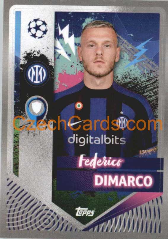 Federico Dimarco 2022/23 Topps UCL Sticker #229