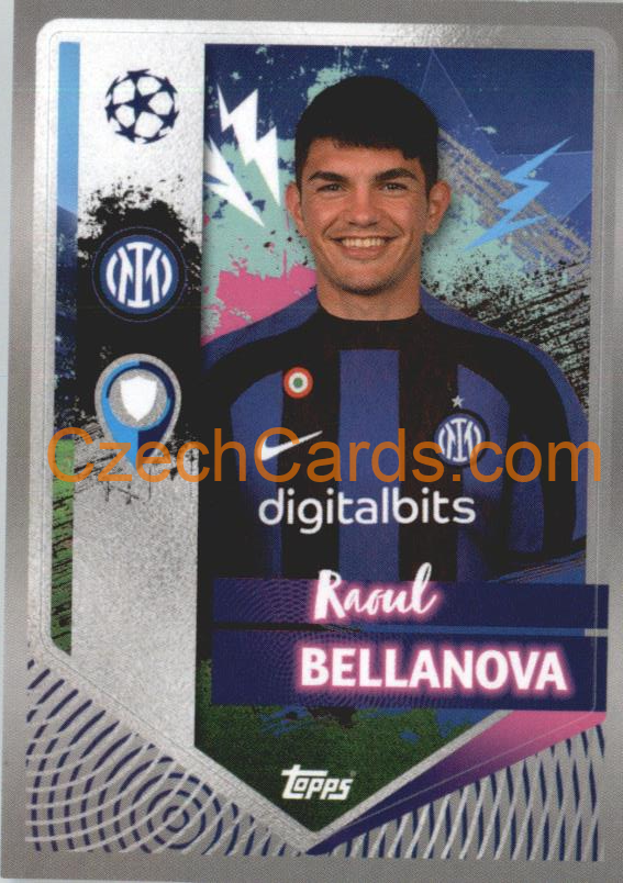 Raoul Bellanova 2022/23 Topps UCL Sticker #231