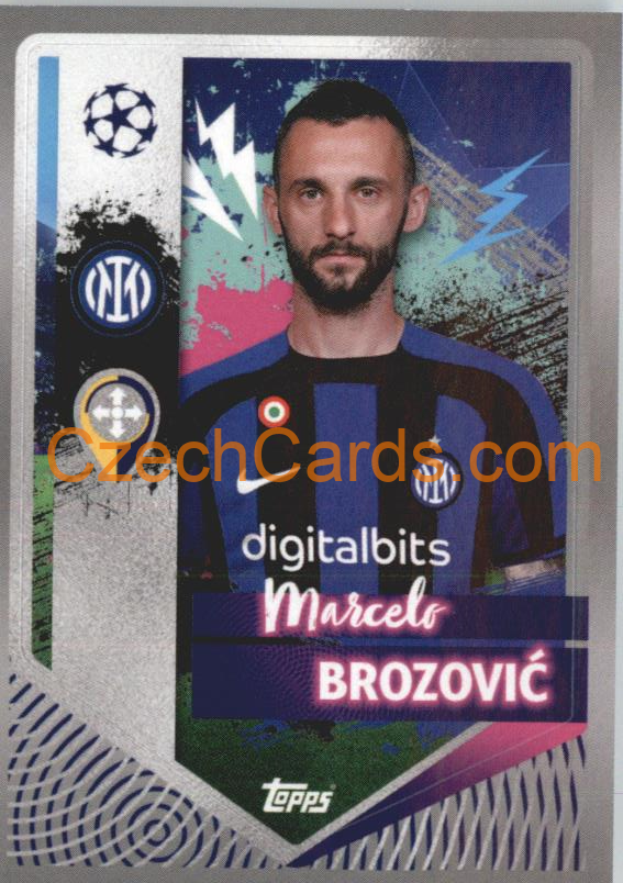 Marcelo Brozović 2022/23 Topps UCL Sticker #234