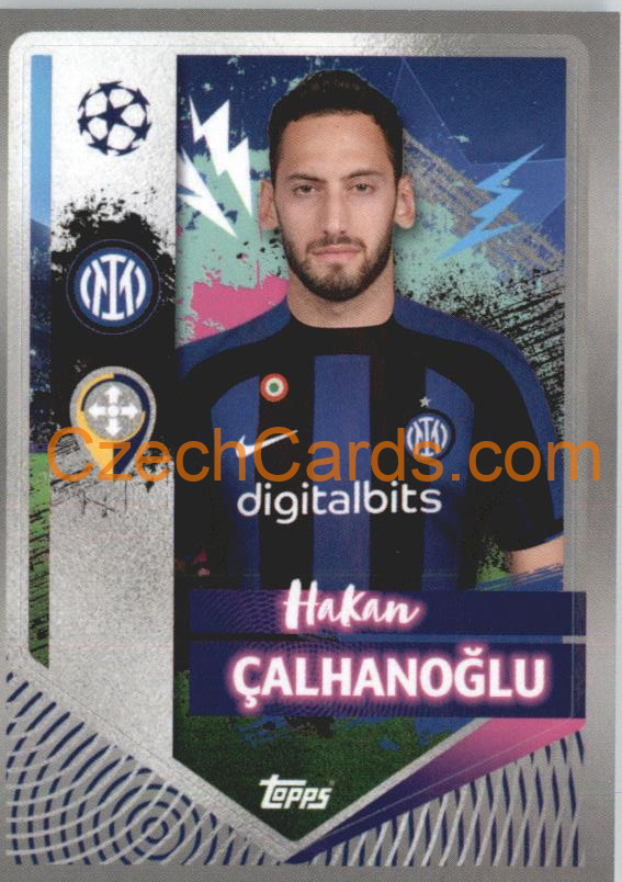 Hakan Çalhanoğlu 2022/23 Topps UCL Sticker #236