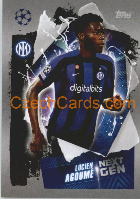 Lucien Agoumé (Next Gen) 2022/23 Topps UCL Sticker #241