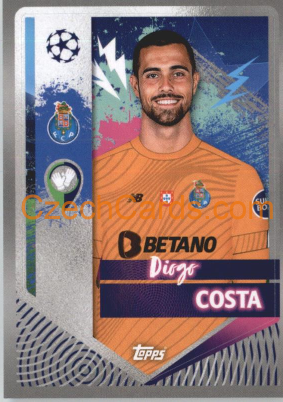 Diogo Costa 2022/23 Topps UCL Sticker #243