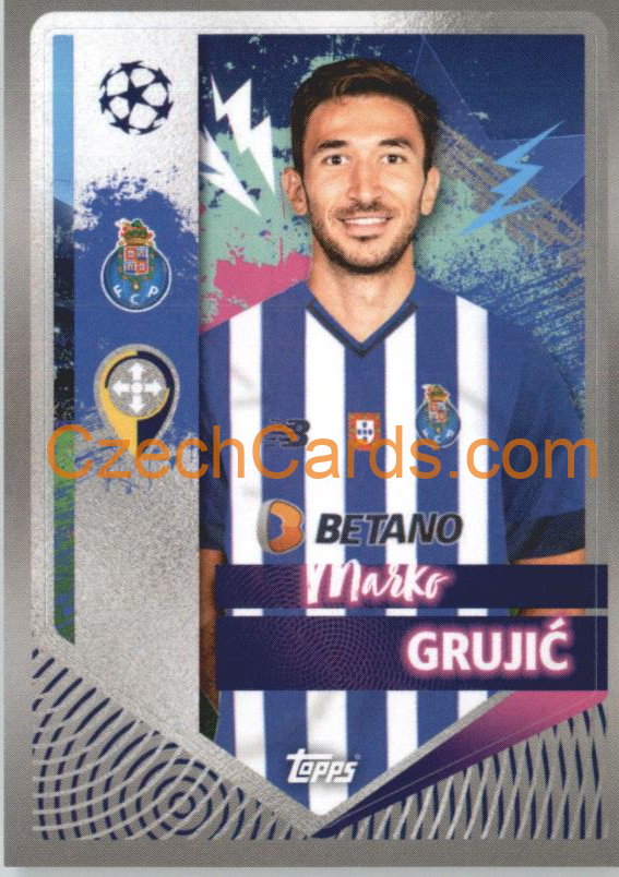 Marko Grujić 2022/23 Topps UCL Sticker #250