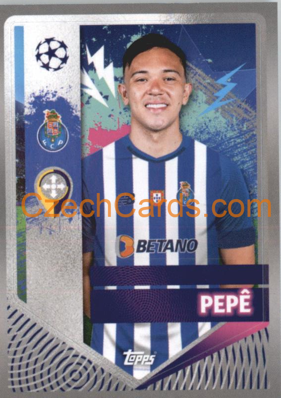 Pepê 2022/23 Topps UCL Sticker #252