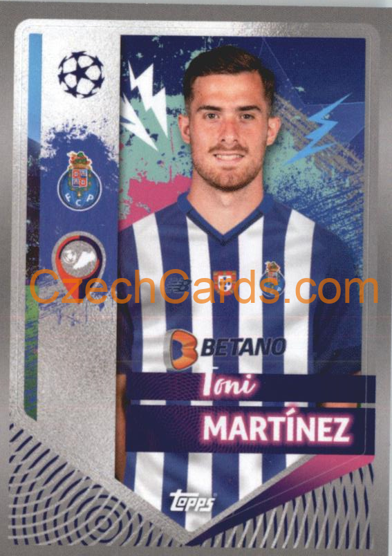 Toni Martínez 2022/23 Topps UCL Sticker #257