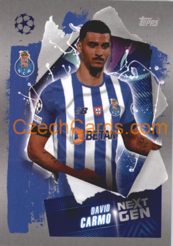 David Carmo (Next Gen) 2022/23 Topps UCL Sticker #259