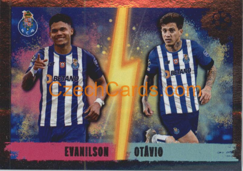 Evanilson / Otávio 2022/23 Topps UCL Sticker foil #260
