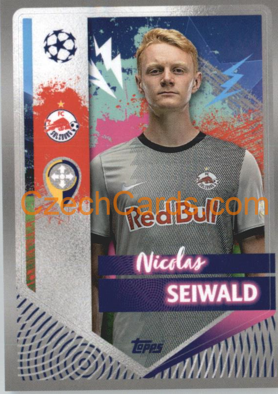 Nicolas Seiwald 2022/23 Topps UCL Sticker #267