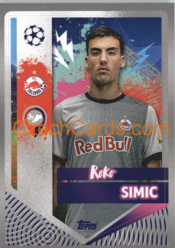 Roko Simic 2022/23 Topps UCL Sticker #272