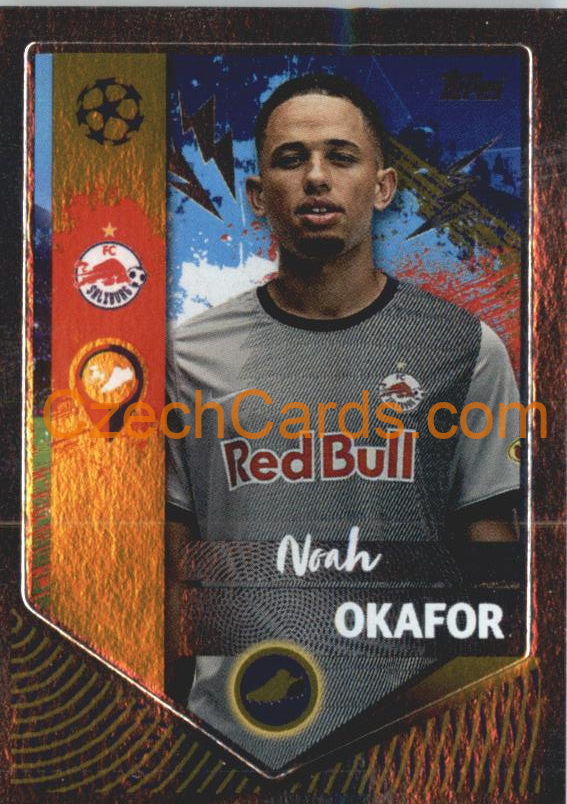 Noah Okafor (Golden Goalscorer) 2022/23 Topps UCL Sticker foil #274