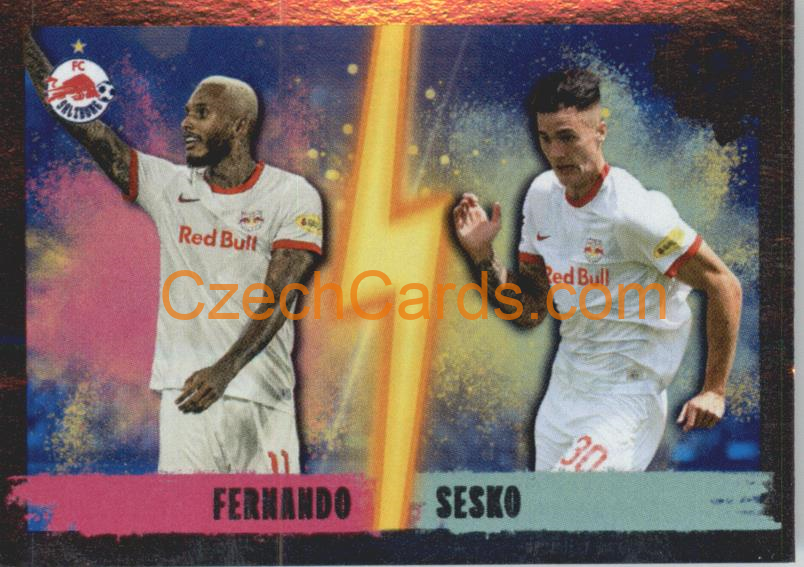 Fernando / Benjamin Sesko 2022/23 Topps UCL Sticker foil #278