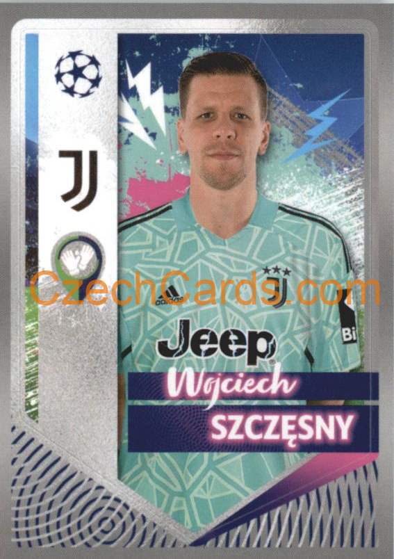 Wojciech Szczęsny 2022/23 Topps UCL Sticker #279
