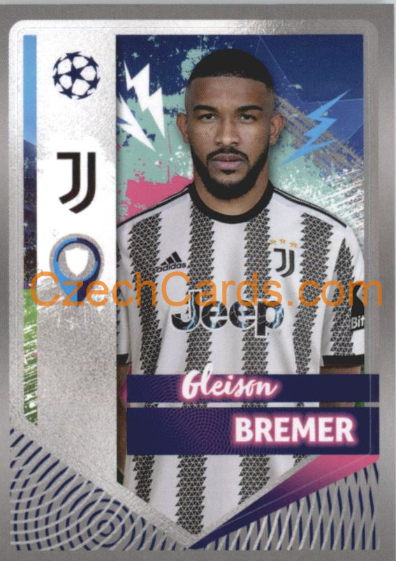 Gleison Bremer 2022/23 Topps UCL Sticker #281