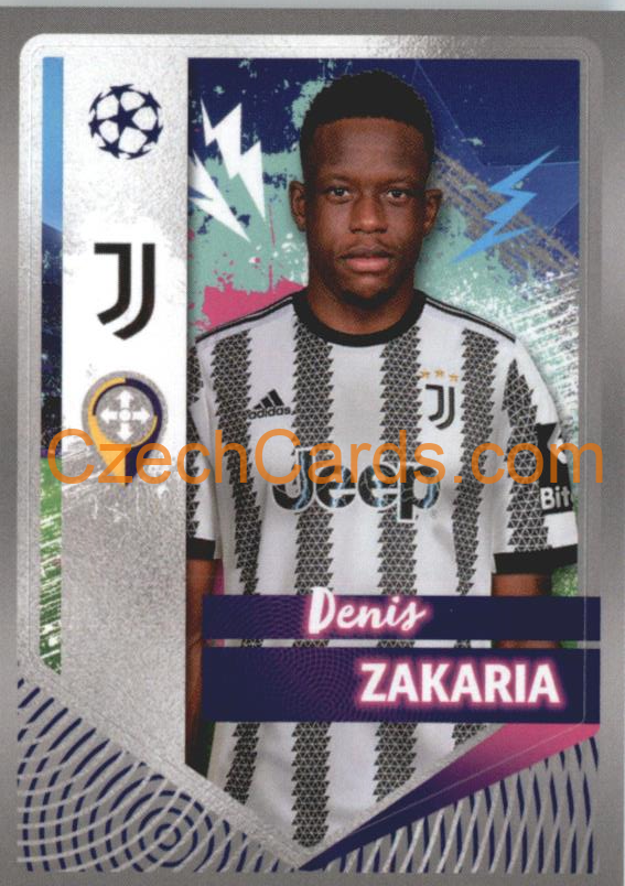Denis Zakaria 2022/23 Topps UCL Sticker #288