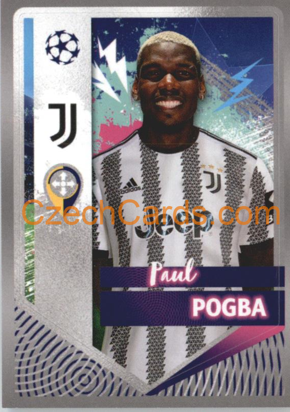 Paul Pogba 2022/23 Topps UCL Sticker #289