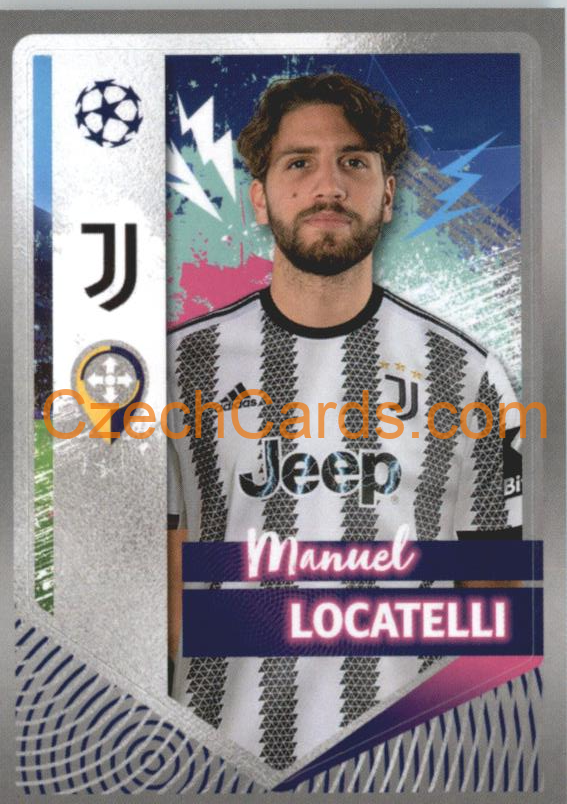 Manuel Locatelli 2022/23 Topps UCL Sticker #290